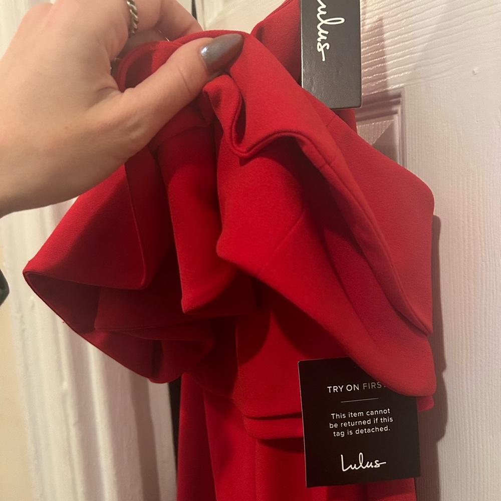 Brand New With Tags Lulu Red Dress, gorgeous, never before worn. Size small